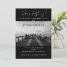 Invitación de jubilación de Pensacola Beach Gone F