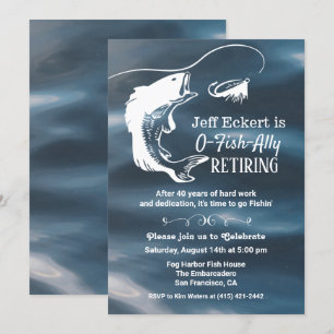 Invitación de Jubilación de Pesca