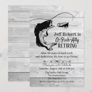 Invitación de Jubilación de Pesca