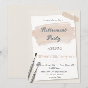 Invitación de jubilación del dentista - Gracias De