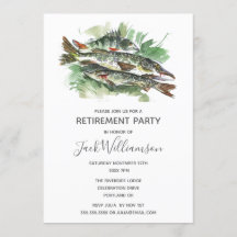Invitación de jubilación Fiesta de jubilado | Pesc