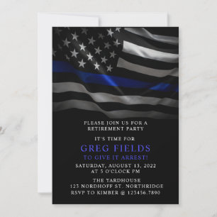 Invitación de jubilación, Jubilación de policía, S
