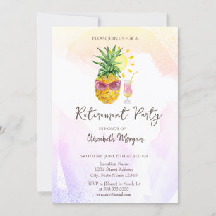 Invitación de Jubilación para Cóctel Caprichoso de