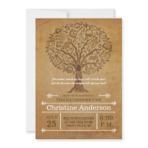 Invitación de Jubilación para Profesor del Árbol d