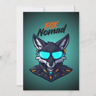 Invitación de juego de mecha ciberpunk Fox Nomad