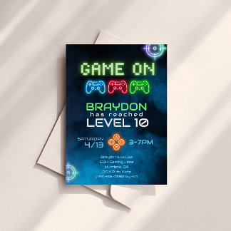 Invitación de juego en video