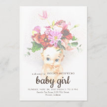 Invitación de Kewpie Baby Shower
