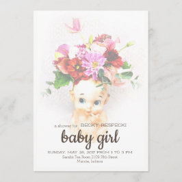 Invitación de Kewpie Baby Shower