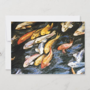 Invitación de Koi Fish