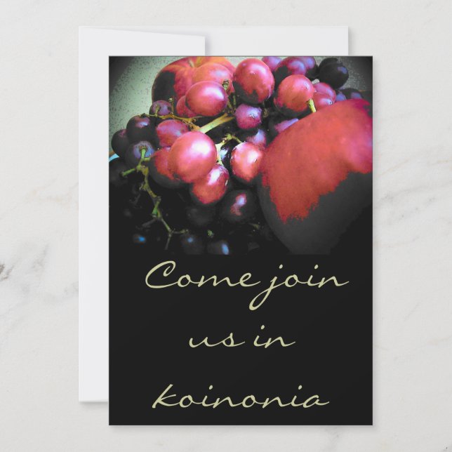 invitación de koinonia (Anverso)