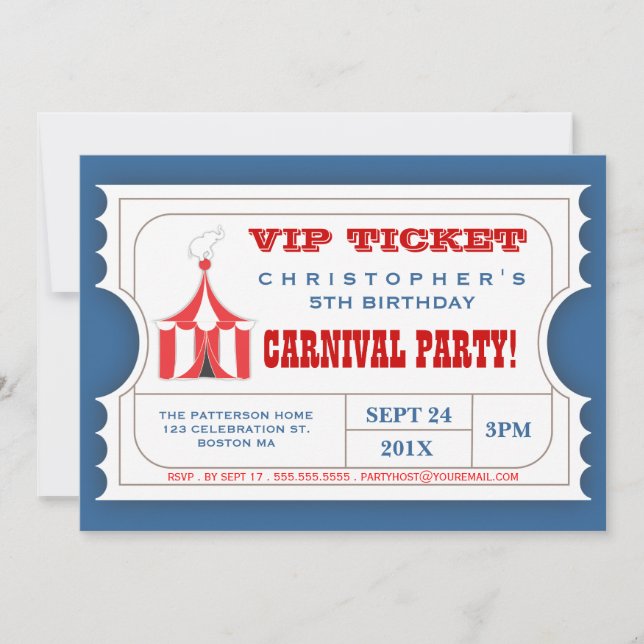 Invitación de la admisión del billete de grupo del (Anverso)