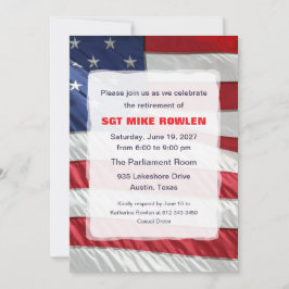 Invitación de la Bandera Americana