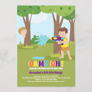 Invitación de la batalla del chapoteo