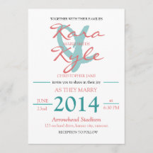 Invitación de la boda