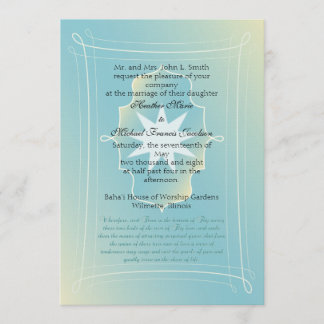 Invitación de la boda de Baha'i (personalizado)