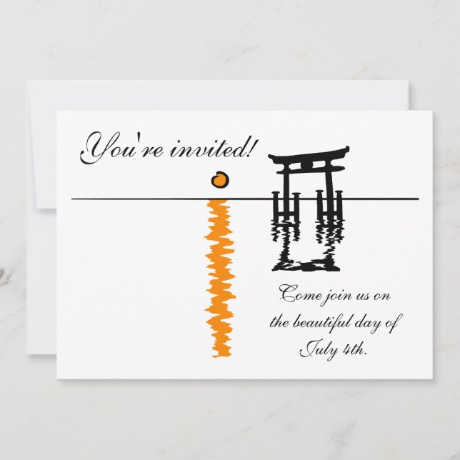 Invitación de la boda de la arcada (Anverso)