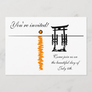 Invitación de la boda de la arcada