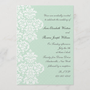 Invitación de la boda de la cubierta del cordón