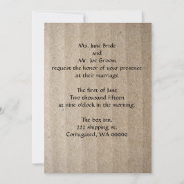 Invitación de la boda de la ilusión de la