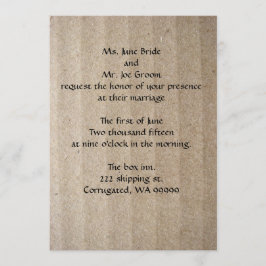 Invitación de la boda de la ilusión de la