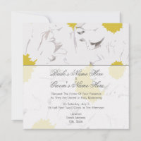 Invitación de la boda de la margarita - de la