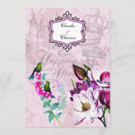 Invitación de la boda de las magnolias 5x7 de los