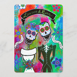 Invitación de la boda de Lauren y de Ryan DOD