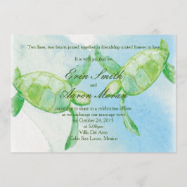 Invitación de la boda de los pares de Honu