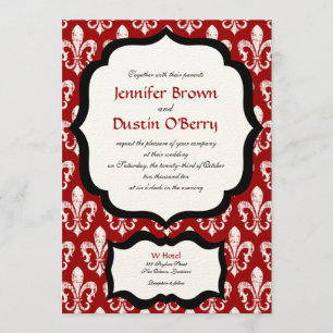 Invitación de la boda de New Orleans