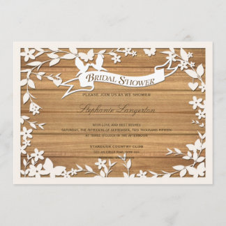 Invitación de la boda de Papel Picado - palomas