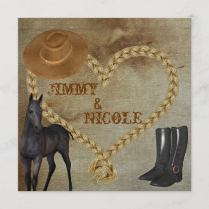 INVITACIÓN de la BODA del caballo del PAÍS