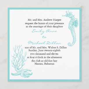 Invitación de la boda del destino