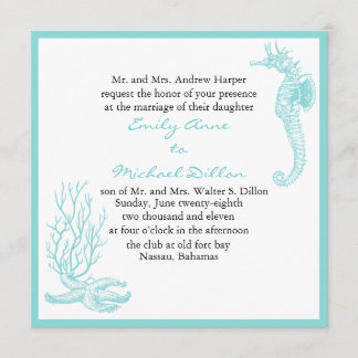 Invitación de la boda del destino