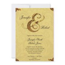 Invitación de la boda del oro del tacto del Midas