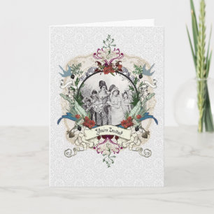 Invitación de la boda del Victorian