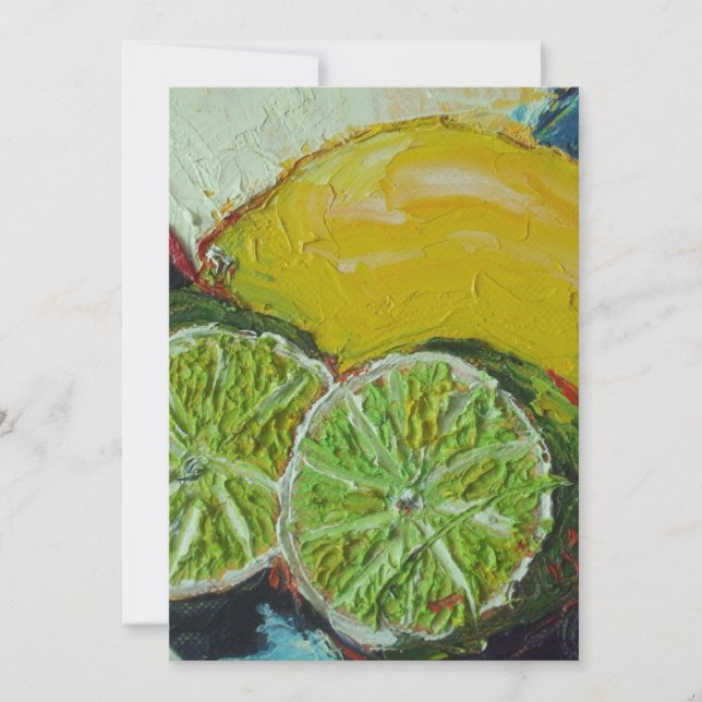 Invitación de la cal del limón (Anverso)