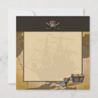 Invitación de la caza del tesoro