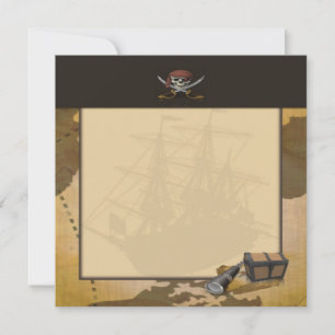 Invitación de la caza del tesoro