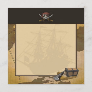 Invitación de la caza del tesoro