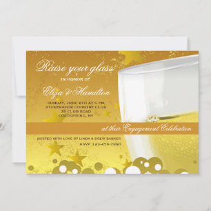 Invitación de la celebración de Champán