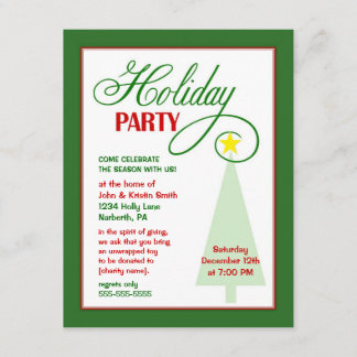 Invitación de la celebración de días festivos -