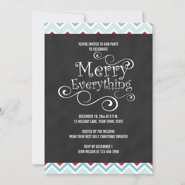 INVITACIÓN DE LA CELEBRACIÓN DE DÍAS FESTIVOS DE (Anverso)