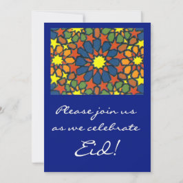 Invitación de la celebración de Eid - diseño
