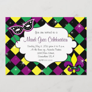 Invitación de la celebración del carnaval