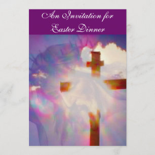 Invitación de la cena de Pascua - religiosa