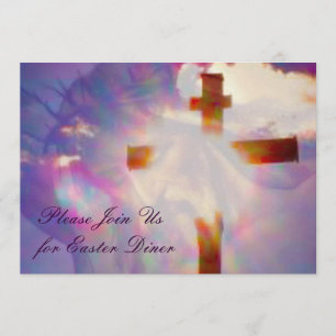 Invitación de la cena de Pascua - religiosa
