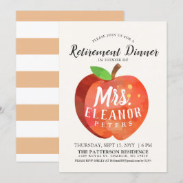 Invitación de la cena del retiro de Apple del