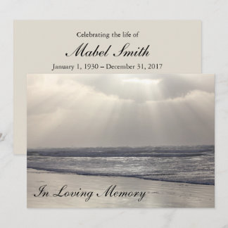 Invitación de la ceremonia conmemorativa de las