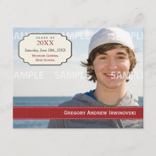 Invitación de la cinta de la graduación
