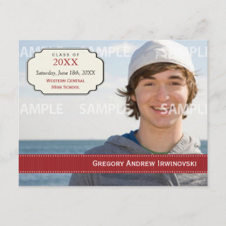 Invitación de la cinta de la graduación
